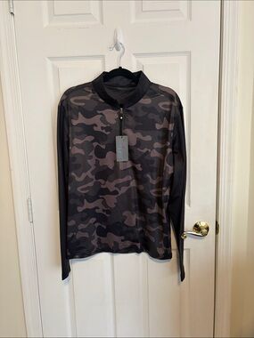 Pins and Aces Camo Quarter Zip
